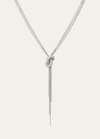 ENGELBERT THE LEGACY KNOT NECKLACE IN WHITE GOLD AND WHITE DIAMONDS