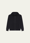 GIVENCHY MEN'S STUDDED FULL-ZIP HOODIE