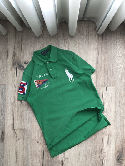 Pre-owned Polo Ralph Lauren X Vintage Polo Ralph Laurent Yachting Club 5 Polo Shirt Vintage In Green