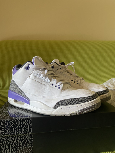 Pre-owned Jordan Brand Air Jordan 3 Retro Court Purple Shoes