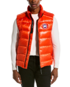 Canada Goose Crofton Slim-fit Quilted Recycled Nylon-ripstop Down Gilet In Orange