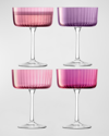 LSA GEMS CHAMPAGNE/COCKTAIL GLASSES, SET OF 4