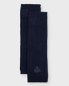 Isabel Marant Patti Merino Wool Arm Warmers In 30mi Midnight