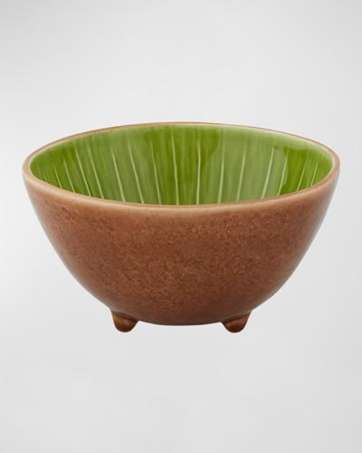 Bordallo Pinheiro Kiwi Bowls, Set Of 4 In Brown