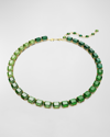 Swarovski Millenia Crystal-embellished Necklace In Green