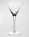 WILLIAM YEOWARD CRYSTAL DAISY B MARTINI GLASS, 5.5 OZ.