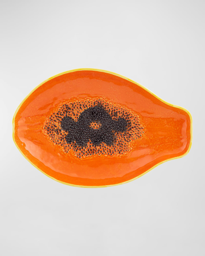 Bordallo Pinheiro Papaya Platter In Orange