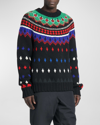 Moncler Grenoble Embroidered Wool Blend Tricot Sweater