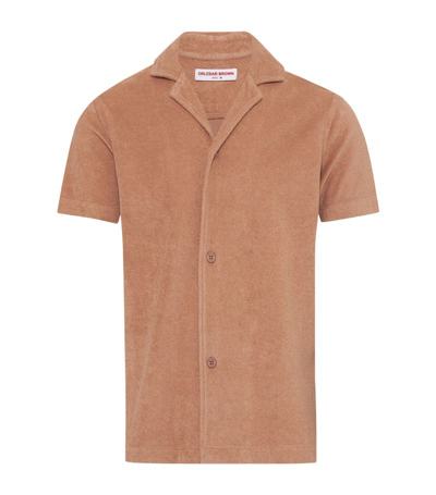 Orlebar Brown Howell Shirt In Pink