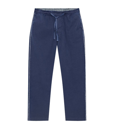 Orlebar Brown Linen-blend Sonoran Trousers In Blue