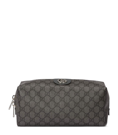 Gucci Ophidia Gg Wash Bag In Grey