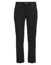 Department 5 Woman Denim Pants Black Size 27 Cotton, Elastane