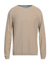 Berna Man Sweater Beige Size Xxl Cotton