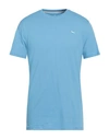 Harmont & Blaine Man T-shirt Sky Blue Size Xxl Cotton