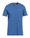 Harmont & Blaine Man T-shirt Blue Size Xxl Cotton