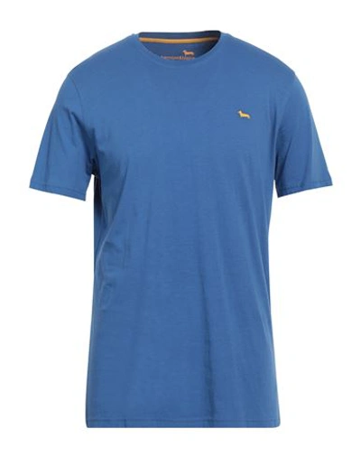 Harmont & Blaine Man T-shirt Blue Size Xl Cotton