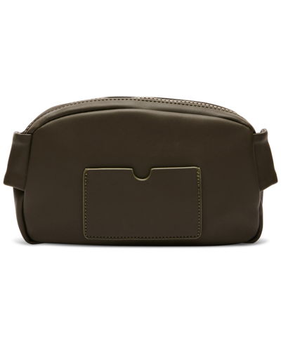 Steve Madden Women's Faux-leather Oval Belt Bag In Olive