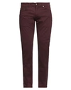 Harmont & Blaine Man Pants Burgundy Size 32 Textile Fibers In Red