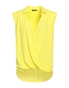 Hanita Woman Top Yellow Size M Viscose