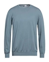 Heritage Man Sweater Pastel Blue Size 3xl Cotton