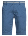Mason's Man Shorts & Bermuda Shorts Azure Size 36 Cotton, Elastane In Blue