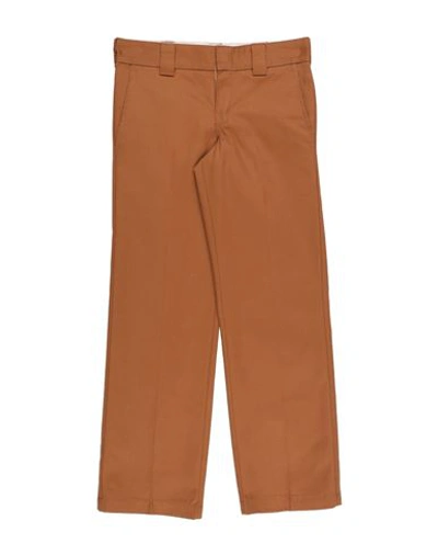 Dickies Man Pants Camel Size 28w-30l Polyester, Cotton In Beige