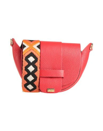 Tsd12 Woman Cross-body Bag Tomato Red Size - Soft Leather