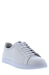 Zanzara Havana Perforated Leather Sneaker In White
