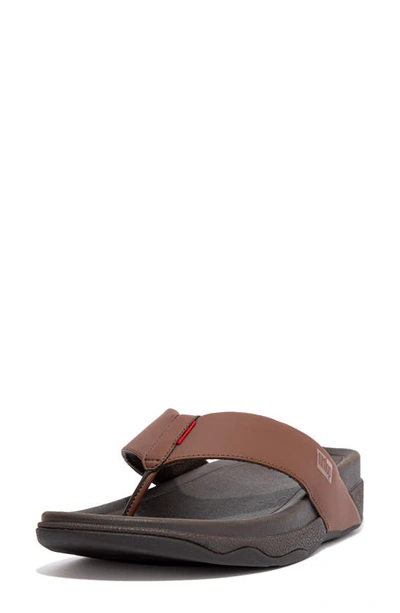 Fitflop Surfer Flip Flop In Cappuccino