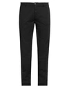 Manuel Ritz Man Pants Black Size 40 Cotton, Elastane