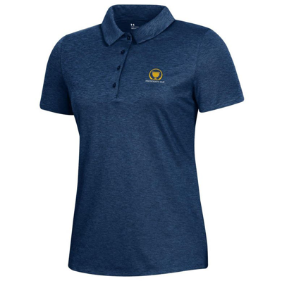 Under Armour Navy 2024 Presidents Cup  Heather Playoff Polo