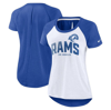 Nike Los Angeles Rams Fashion  Women's Nfl Top In White