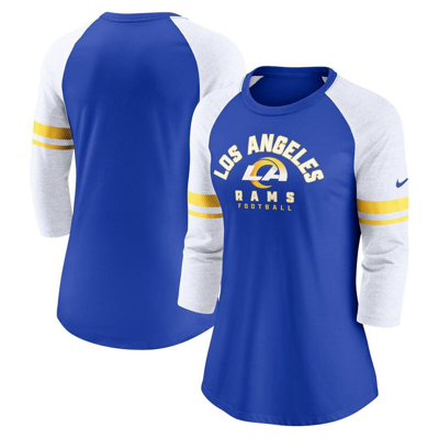 Nike Women's Fashion (nfl Los Angeles Rams) 3/4-sleeve T-shirt In Blue