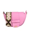 Tsd12 Woman Cross-body Bag Pink Size - Soft Leather In Pink