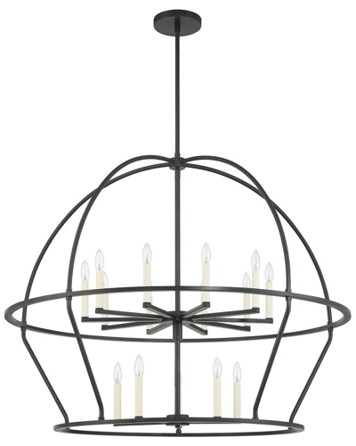 Crystorama Abbott 15-light Black Chandelier