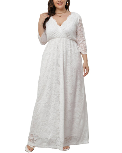 Romanissa Dress In White