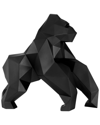Finesse Decor Geometric Ape Sculpture In Black