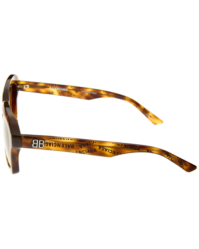 Balenciaga Unisex Bb0127s 53mm Sunglasses In Brown