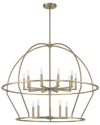 Crystorama Abbott 15-light Vibrant Gold Chandelier