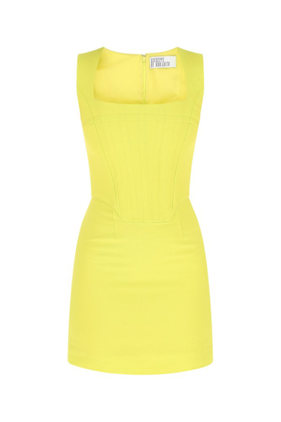 Giuseppe Di Morabito Sleeveless Zipped Mini Dress In Yellow