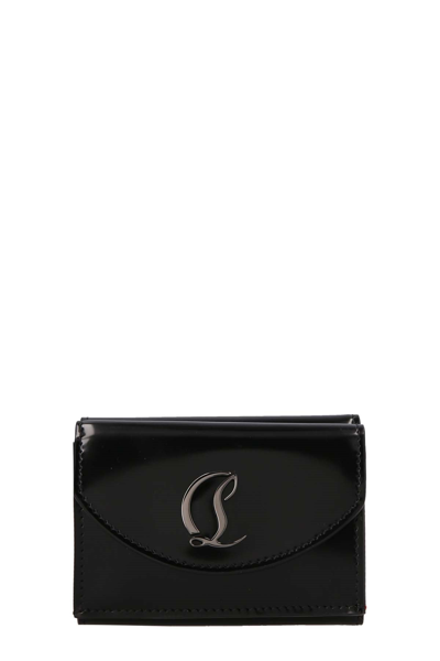 Christian Louboutin Loubi54 Leather Wallet In Black
