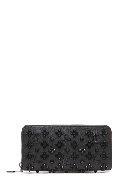 Christian Louboutin Panettone Wallet In Black Leather