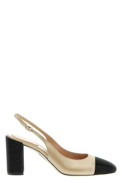 René Caovilla Women 'bonnie' Slingbacks In Cream