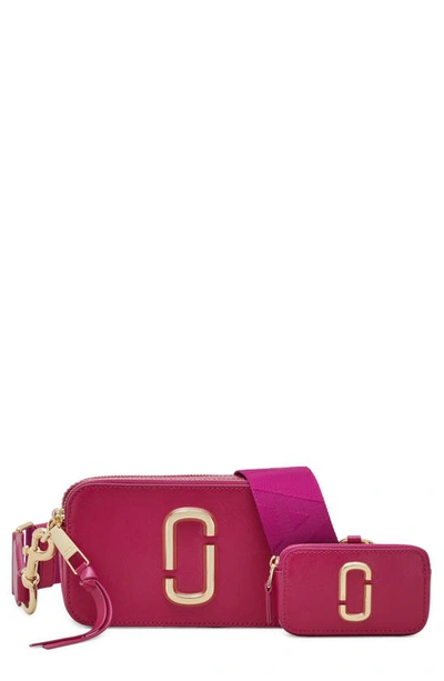 Marc Jacobs The Utility Snapshot Bag In Lipstick Pink