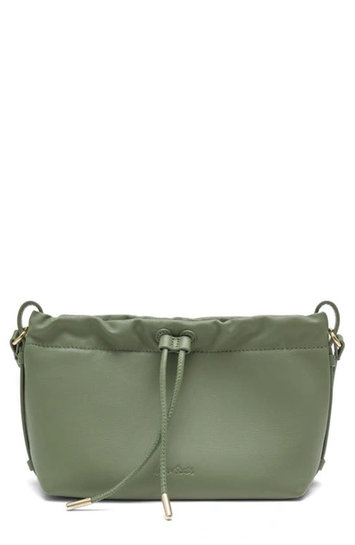 & Other Stories Small Leather Crossbody Bag In Green