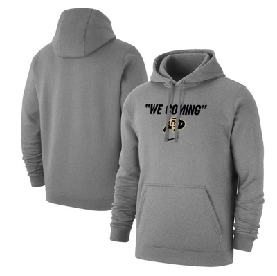 Nike Men's  Heather Gray Colorado Buffaloes We Coming Pullover Hoodie