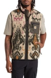 Carhartt Prentis Vest Liner In Baru Jacquard Wall Cypress
