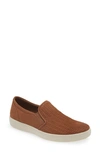 Ecco Soft 7 Slip-on Sneaker In Camel