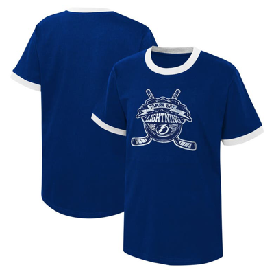 Outerstuff Kids' Youth Blue Tampa Bay Lightning Ice City T-shirt