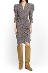 Isabel Marant Celina Floral-print Silk Dress In Multicolor